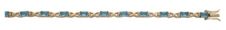 Bracelet-Dec/Blue Zircon