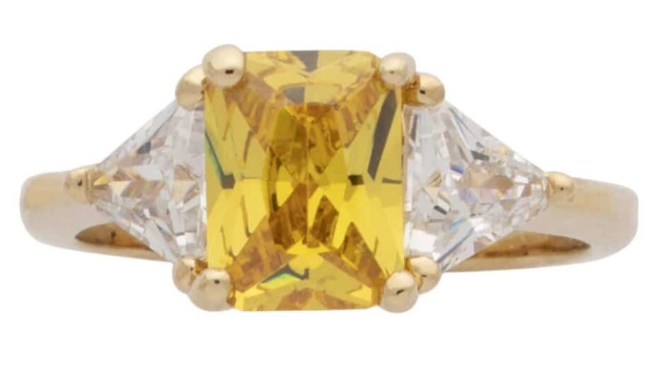 BSR-031 | November Square Birthstone Ladies Ring