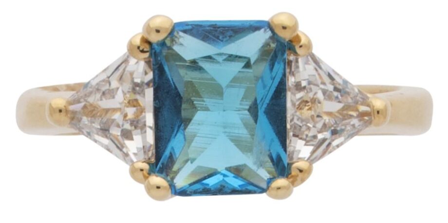BSR-032 | December Square Birthstone Ladies Ring