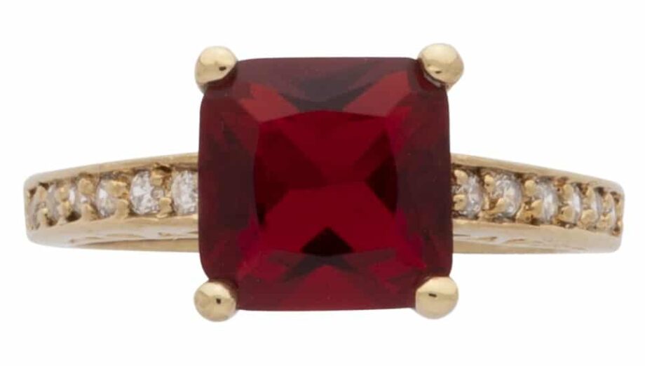 BSR-047 | July Birthstone Ring