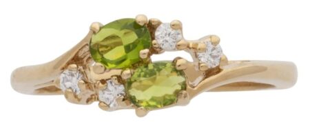 BSR-008 | Birthstone Ring August/Peridot