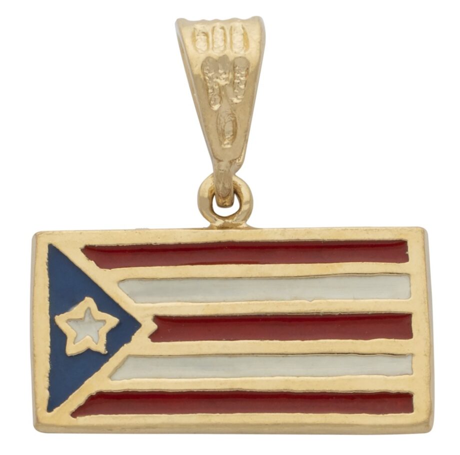 CLR-009 | Enamel Puerto Rico Flag