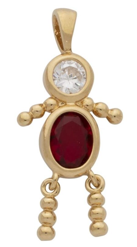 CZ-002 | January Birthstone Baby - Boy