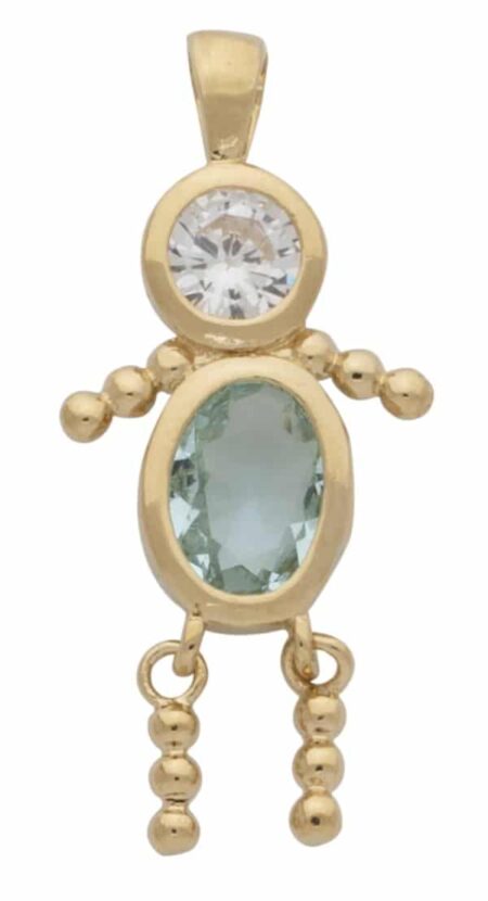 CZ-006 | March Birthstone Baby - Boy