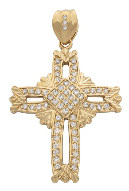 CZ Cross Pendant