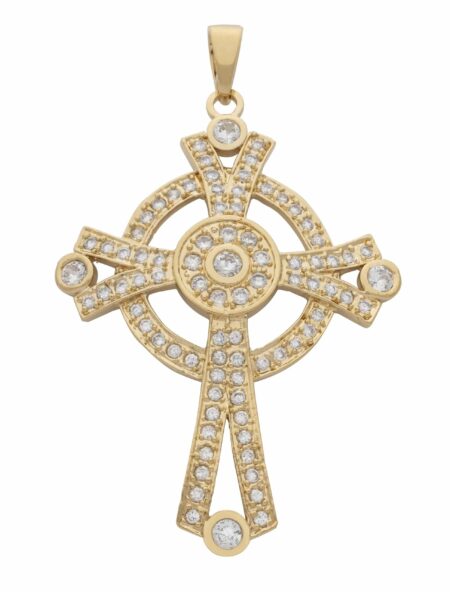 CZ Cross Pendant