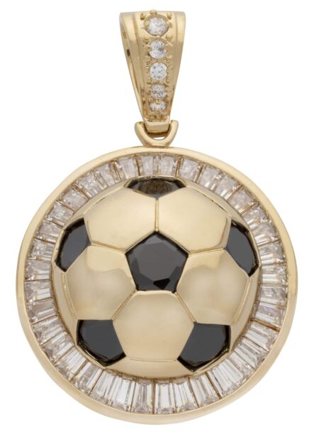 CZ Soccer Ball Pendant