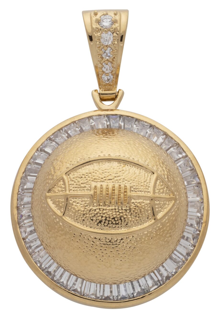 CZP-191 | CZ Football Pendant
