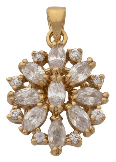 CZ Cluster Pendant