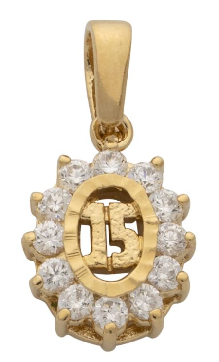 CZ '15' Pendant