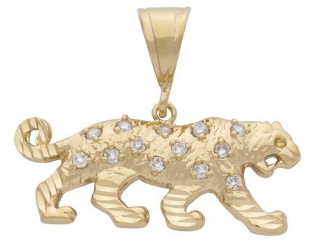 CZ Tiger Pendant