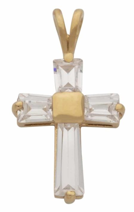 CZ Cross Pendant