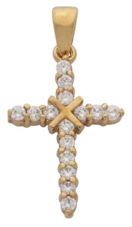 CZ Cross Pendant