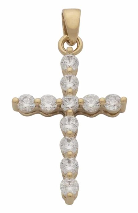 CZ Cross Pendant