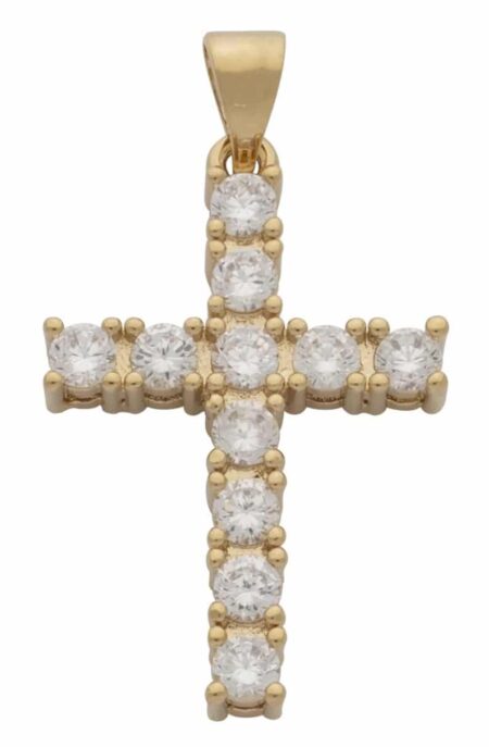 CZ Cross Pendant