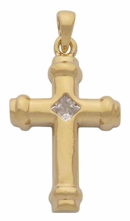 CZ Cross Pendant