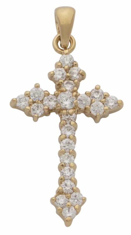 CZ Cross Pendant