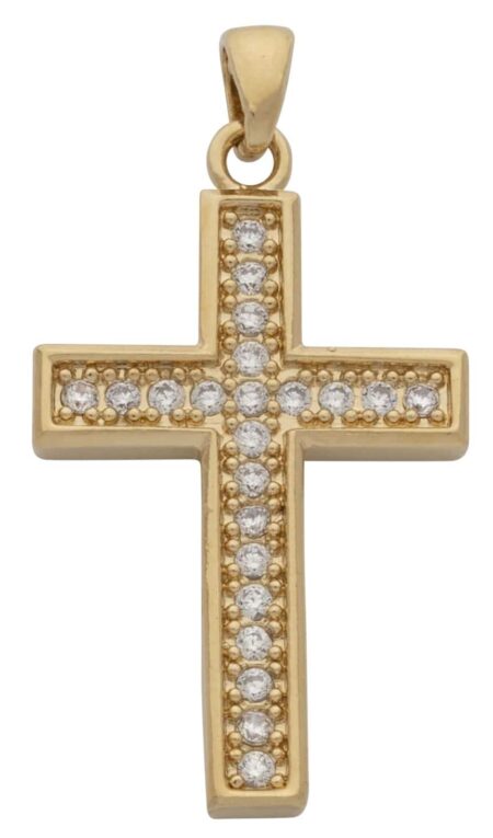 CZ Cross Pendant