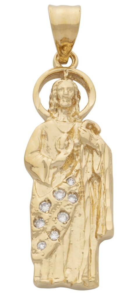 CZ Jesus Pendant