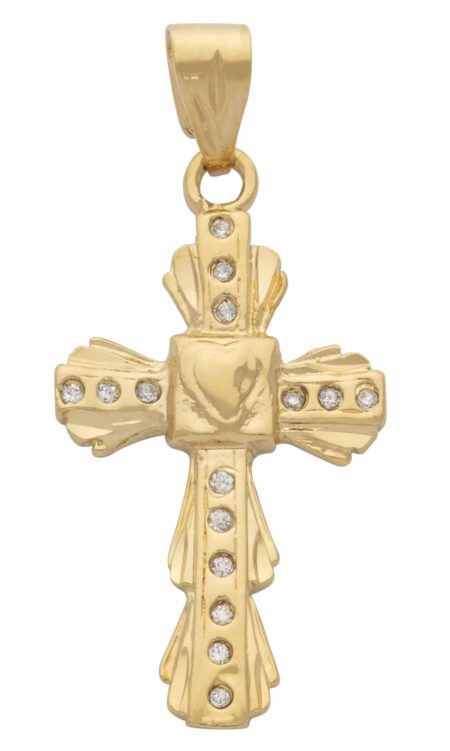 CZ Cross Pendant