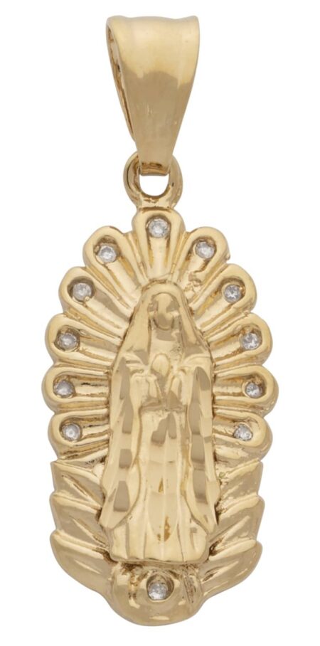 CZ Madonna Pendant