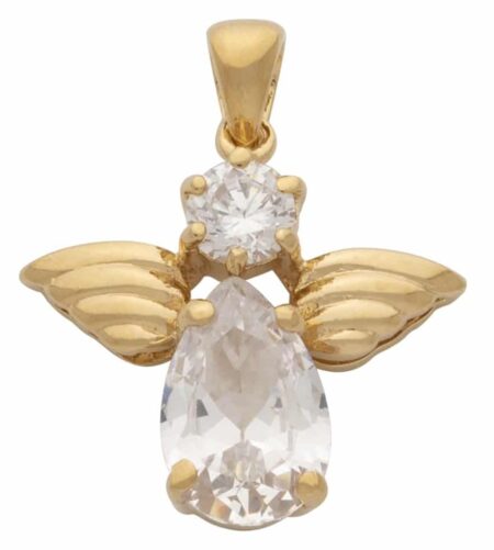 CZ Angel Pendant