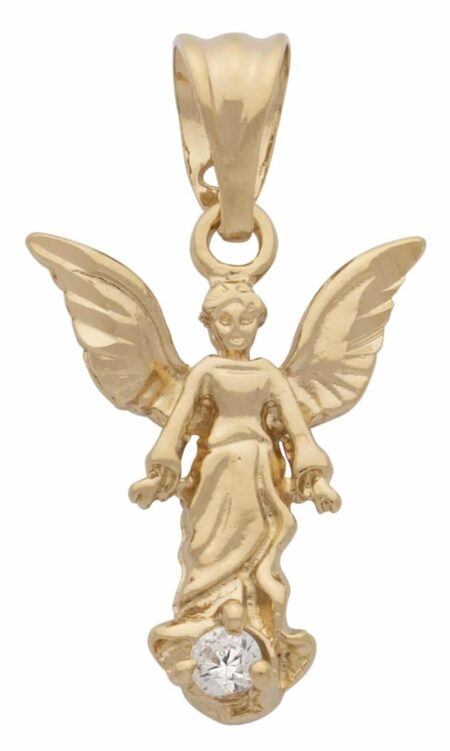 CZ Angel Pendant