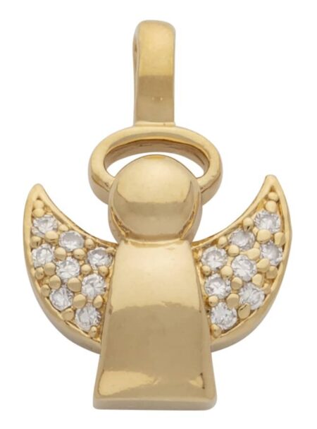 CZ Angel Pendant