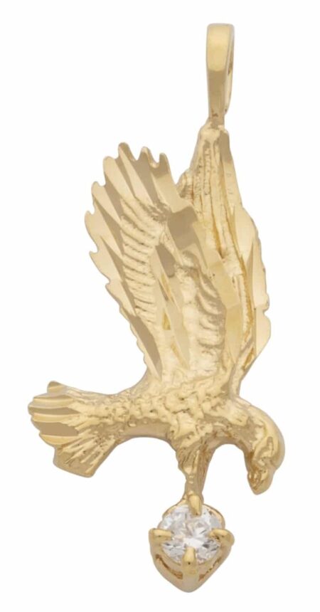 CZ Eagle Pendant