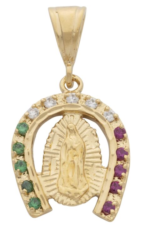 CZ Virgin Mary Pendant