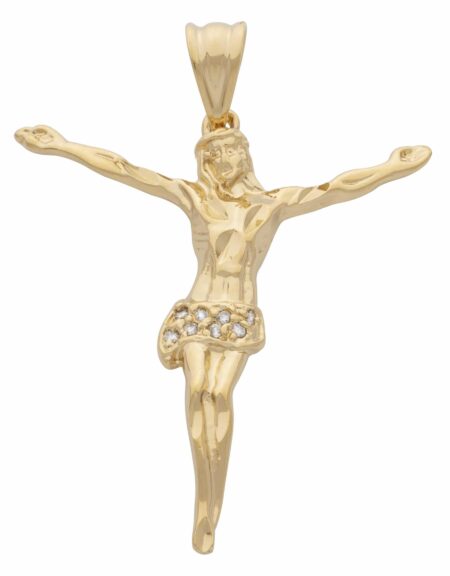 CZ Jesus Pendant