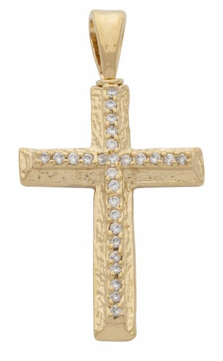 CZ Cross Pendant