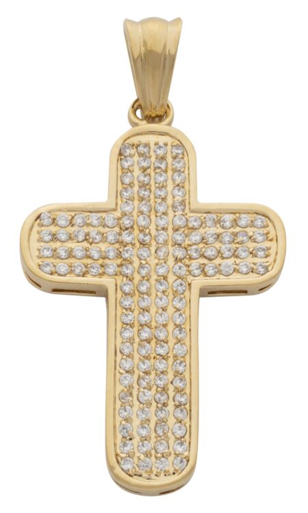 CZ Cross Pendant