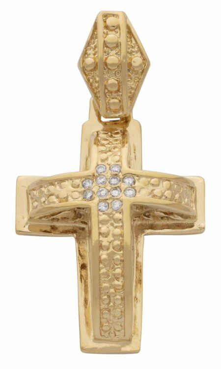 CZ Cross Pendant