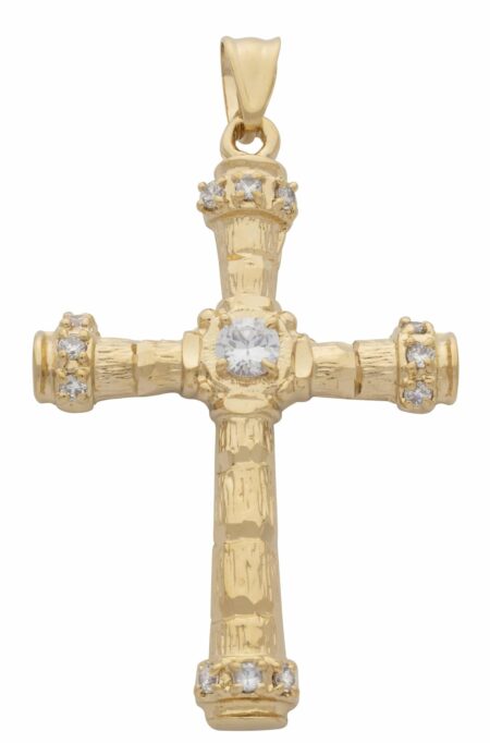 CZ Cross Pendant