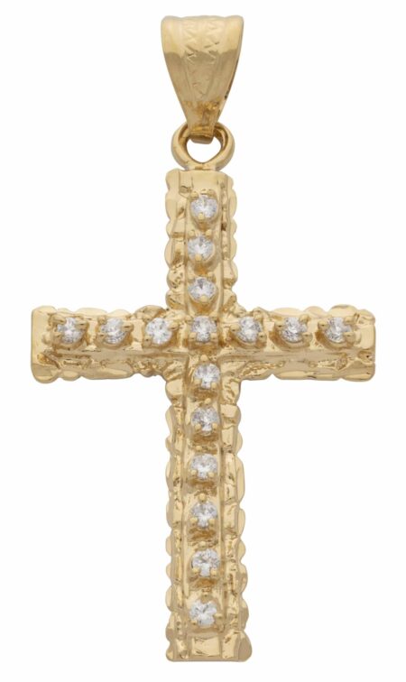 CZ Cross Pendant