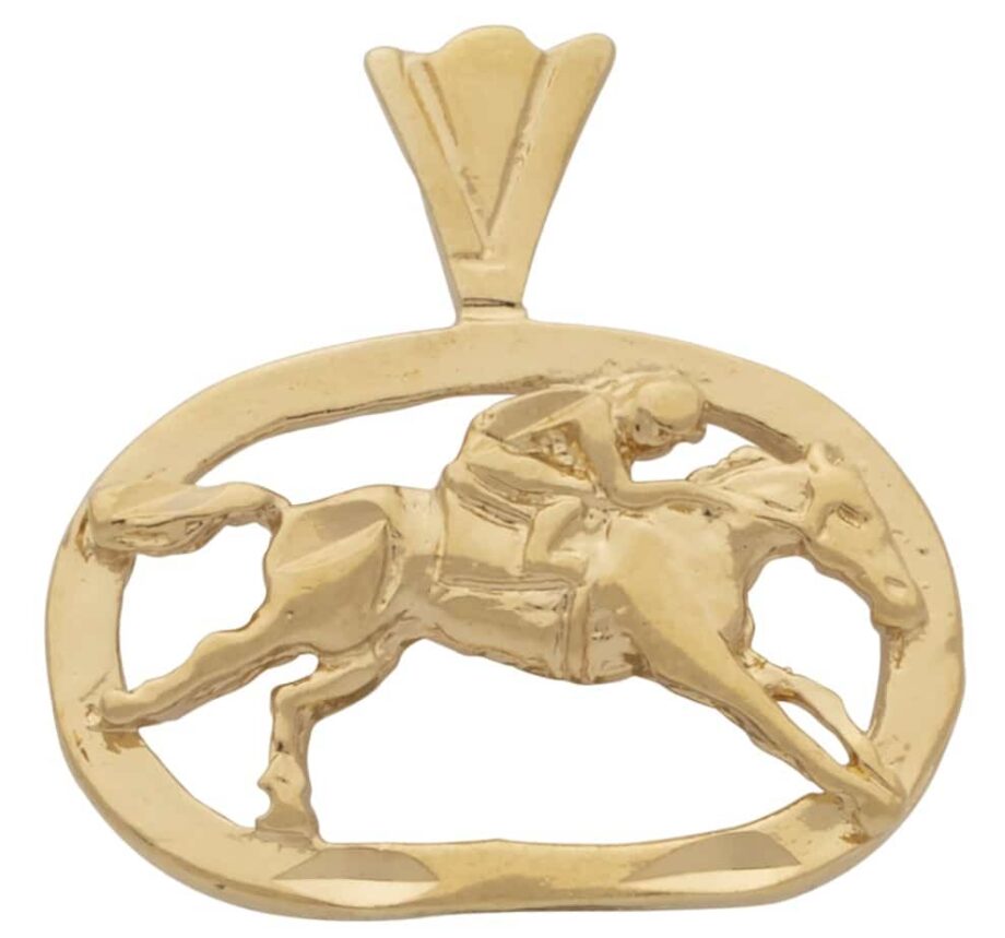 H-022 | Horse with Jockey Charm Racing