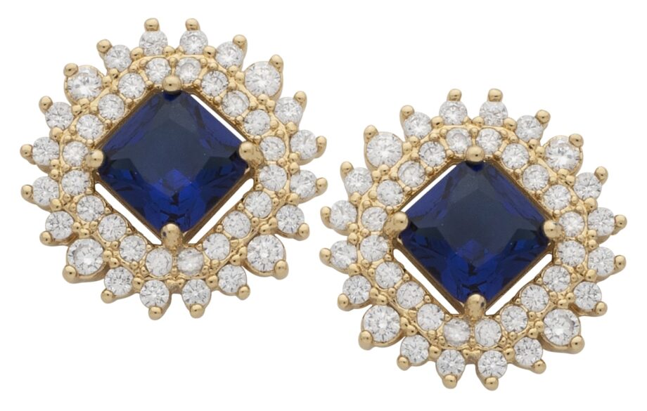 CZE-186 | CZ Sapphire Earrings