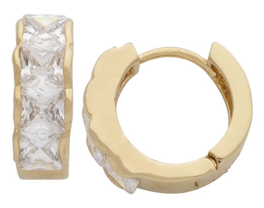 CZE-273 | CZ Small Hoop Earrings