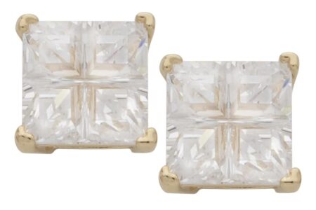 CZE-063 | CZ Square Earrings