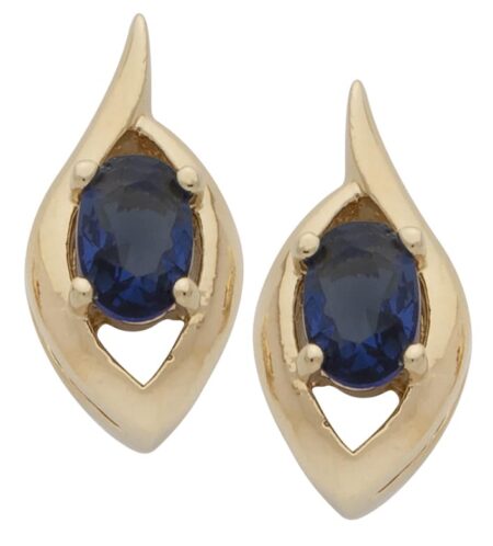 CZE-090 | CZ Earrings/Blue