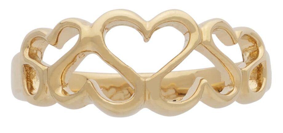 LN-007 | Ladies Ring Hearts