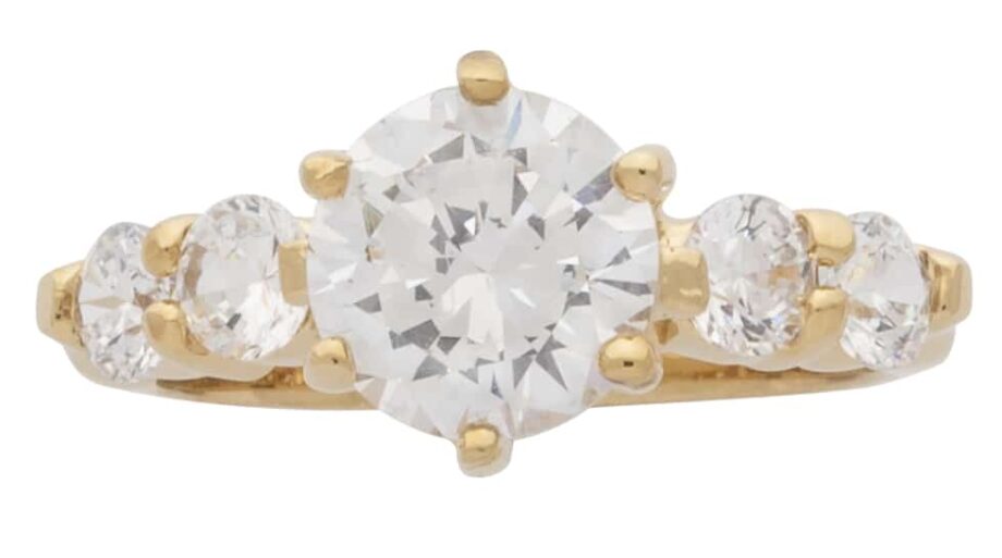 LR-118 | Ladies Ring CZ Circle