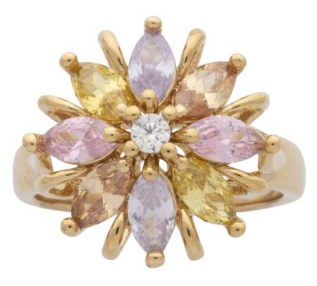 LR-122 | Ladies Ring Multi-Colored Ring Stones