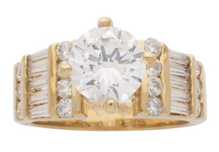 LR-087 | Ladies Ring CZ Large Circle Fancy