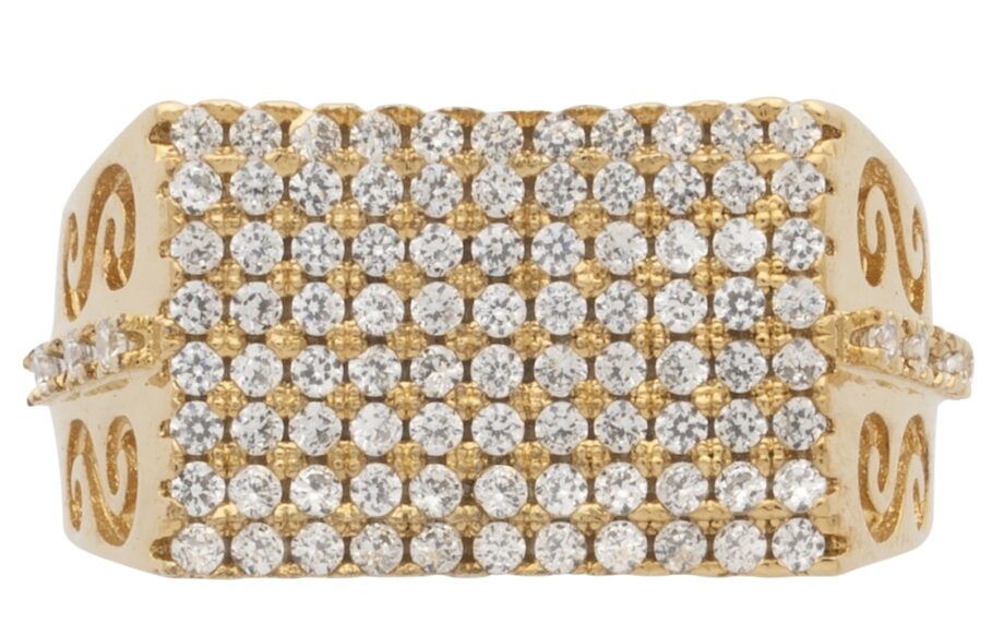 MN-058 | Mens Ring CZ 8 Rows