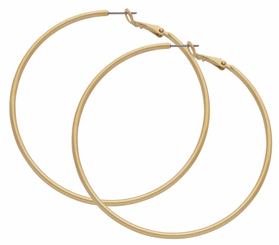 HE-001 | Hoop Earrings Large Rounded
