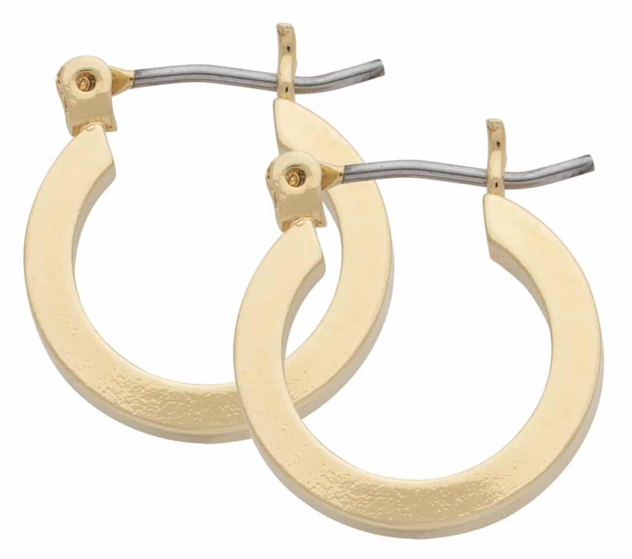 HE-099 | Hoop Earrings Flat Small