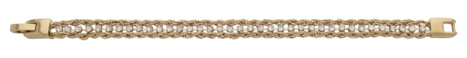 LB-098 | Rope Crystal Bracelet Clear - Image 2
