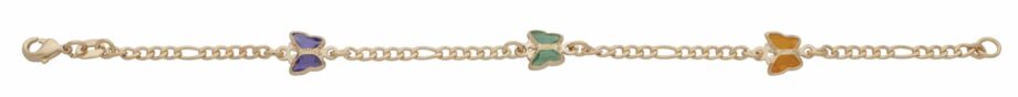 BB-1 | Baby Bracelet Colored Butterflies - DISCONTINUED